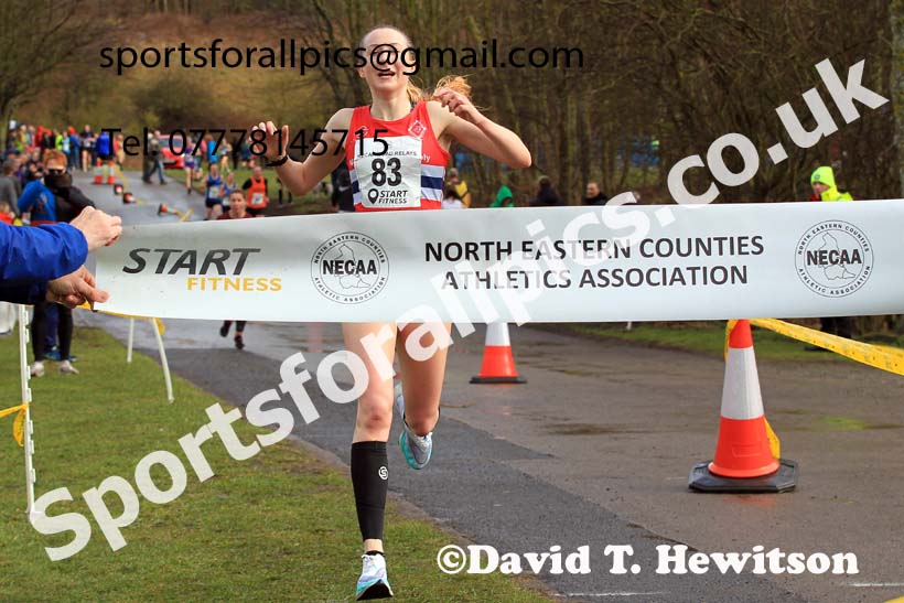 Senior Women and Veteran Women (Over 35s) and Vetreran Men (Over 50s), 2023 NECAA Royal Signals Relays, Hetton le Hole, County Durham. Photo: David T. Hewitson/Sports for All Pics